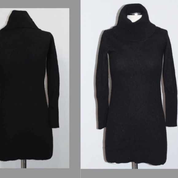 Cynthia Rowley Black Wool Dress - Picture 15 of 15